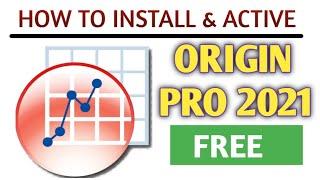 How to install and active Origin Pro 2021 crake version l Origin Installation I Attractive Plots