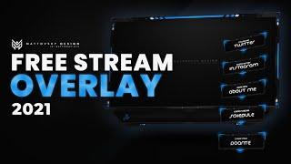 FREE STREAM OVERLAY DOWNLOAD 2021 - PSD PACKAGE!