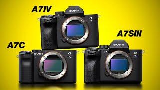 Best Sony Full Frame Camera To Buy! (a7C vs a7IV vs a7Siii)