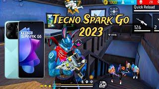 Tecno Spark Go 2023 Free Fire Gameplay And Hand cam or Secret Sensitivity Setting .