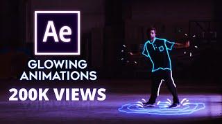 After Effects Tutorial |  Glowing Animations Effects