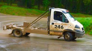 IL ENVOIE FORT AVEC SON CAMION CROSS RENAULT ! ( EN mode gros travers de porc )