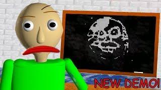 BALDI'S TERRIFYING NEW FRIEND CHALKLES.. (NEW DEMO) | Baldi's Basics Full Game Kickstarter Demo