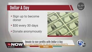 Donate to non-profit organizations with Dollar A Day