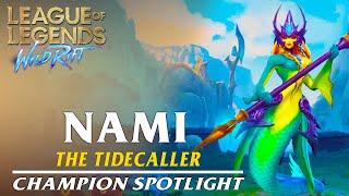 Nami: Champion Spotlight | Ability Preview - WILD RIFT