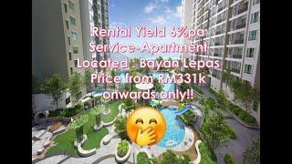 [Malaysia] Rental Yield 6%pa - Sunsuri Residences Project Bayan Lepas REVIEW