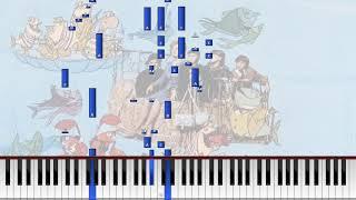 Bedknobs and Broomsticks - The Beautiful Briny [Piano Synthesia Tutorial]