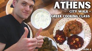 EXPLORING ATHENS | GREECE TRAVEL VLOG | MORE HISTORICAL SITES AND GREEK COOKING CLASS