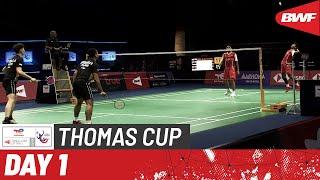 BWF Thomas Cup Finals 2022 | Indonesia vs. Singapore | Group A