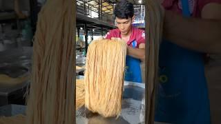 The Most Popular Thai Dessert Roti Sai Mai  in Ayutthaya