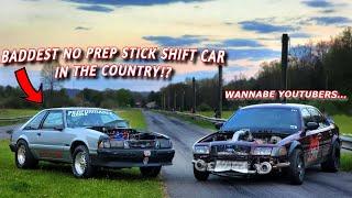 Twin Turbo Stick Shift Crown Vic runs its Fastest Pass EVER! Testing with Chris Cook