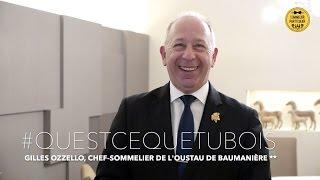 QU'EST CE QUE TU BOIS : Gilles Ozzello, chef-sommelier de l'Oustau de Baumanière **