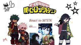 MHA REACT TO M!Y/N AS GIYUU  (PLEASE READ DESCRIPTION)