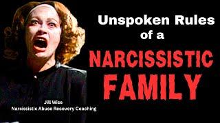 Unspoken Rules of a Narcissistic Family #narcissisticfamily #toxicfamily #narcissist #npd #npdabuse