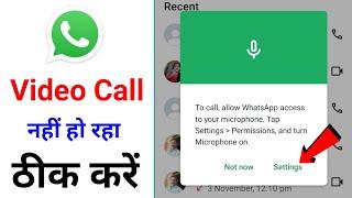 to call allow whatsapp access to your microphone tap settings permissions and turn microphone on