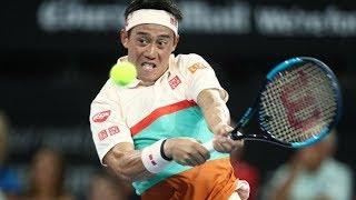 ATP Brisbane Final-  Kei Nishikori vs Daniil Medvedev (Gameplay)