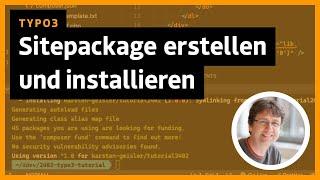 TYPO3: Sitepackage erstellen und installieren