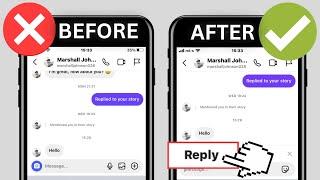 How to Get The Reply Option on Instagram - 2023 - Update Instagram Messenger