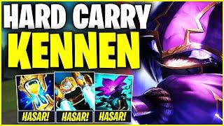 1V9 POTANSİYELİ EN YÜKSEK KARAKTERLERDEN BİRİSİ!! KENNEN TOP LANE HARD CARRY!