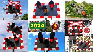 Level Crossings & Trains in 2024 - End of Year Compilation