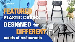 Nordic Style High Class Artistic Restaurant Hotel Bar Cafe Plastic Chair