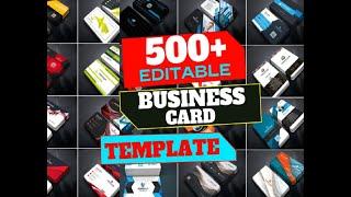 500+ Business Card Bundle PSD Files and Photoshop Template