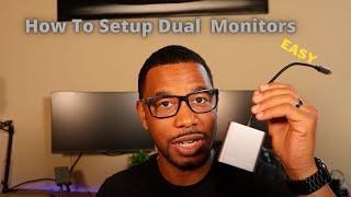 How To Setup Dual Monitors with Laptop| 2024 Easy Guide  (Windows 10)