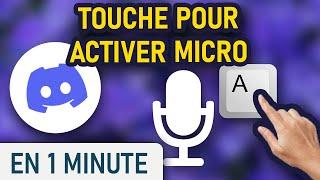 Activer le push to talk sur Discord