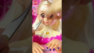 Satisfying With Unboxing Doll Makeup Set Toys, ASMR Video #shorts