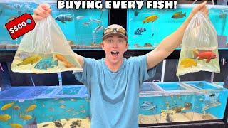 I BOUGHT EVERY FISH IN THE PET STORE! (EXPENSIVE)