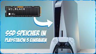 Internen SSD SPEICHER IN PS5 EINBAUEN - Playstation Deckel öffnen Tutorial WD Black 2TB SN850X