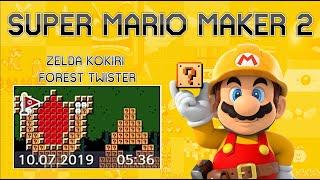 Zelda Kokiri Forest Twister - Super Mario Maker 2 - Level aus aller Welt