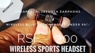 Sports Magnetic Bluetooth Earphones | Cheap Unboxing And Review