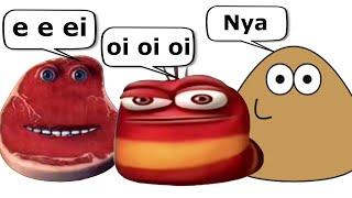 oi oi oi red larva vs e e ei i'm on vacation vs Pou