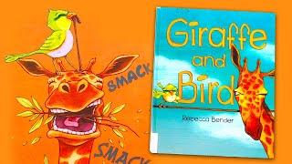 Giraffe and Bird   Read aloud books for kindergarten @aurelianakidsstories