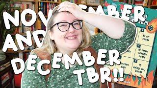 THE FINAL TBR OF 2024!! | NOVEMBER & DECEMBER TBR | Literary Diversions