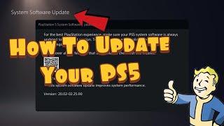 How To Update Your PS5 Software - PS5 Software Update