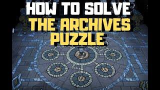 Don't Starve Together Guide: HOW TO SOLVE THE ARCHIVES PUZZLE