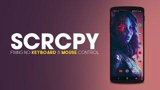 Can't Control SCRCPY Using Mouse and Keyboard fix | Fix SCRCPY no mouse and keyboard control.