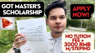 Master's Scholarship in China: How I Did It + Tips for Your Success| #studyinchina