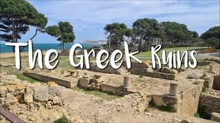 Empuries Ruins in Catalonia Spain: Greek and Roman ruins dated 1st B.C.