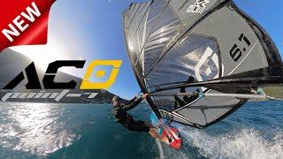 NEW Point-7 AC-0 No-Cam Slalom sail! #windsurfing #insta360x4 Filmed on a windy day in Vassiliki!