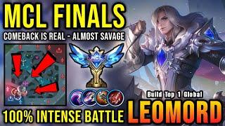 Comeback is Real!! 24 Kills Leomord Almost SAVAGE (MCL FINALS) - Build Top 1 Global Leomord ~ MLBB