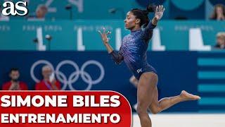 SIMONE BILES | 20" de ESPECTACULAR ENTRENAMIENTO PARÍS 2024 | JUEGOS OLÍMPICOS