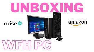 Unboxing: Microsoft Refurbished HP Elite Desktop PC Computer w/ 19 Inch LCD Monitor, Keyboard, Mouse