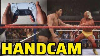 HANDCAM - Now slam Andre with an irish whip pullback while you're in the ring! | WWE 2K24