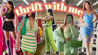 THRIFTING SUMMER TRENDS 2021 | *come thrift w me + try-on haul*
