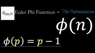 (Euler Phi Function) What is the Euler Phi (Totient ) Function?