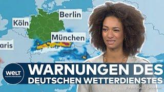 WETTER: Warnung des Deutschen Wetterdienstes für Bayern und Sachsen! Unwettertief Anett wütet weiter