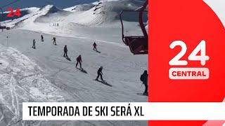 Temporada de ski será XL: Nevados de Chillán celebra histórica caída de nieve | 24 Horas TVN Chile